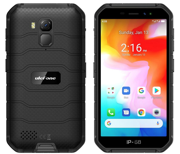 uleFone Armor X7 2/16GB Dual SIM LTE czarny - 571806 - zdjęcie